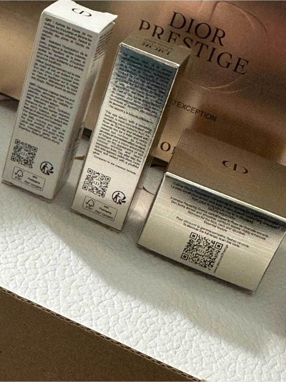 Dior Prestige Skincare & Fragrance-(5pcs Set)Dior Les Cotons,Box,Bag,Card,more, - Picture 8 of 16